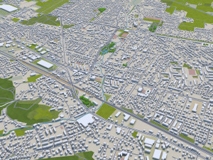 gdynia city poland 40km 3D Model