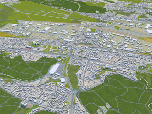 gdynia city poland 40km 3D Model