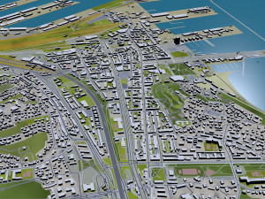 gdynia city poland 40km 3D Model