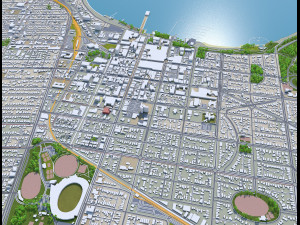 geelong city australia 30km Modelo 3D