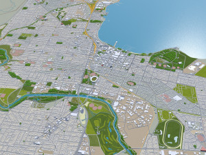 geelong city australia 30km Modelo 3D