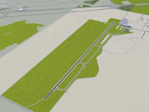 geelong city australia 30km 3D Model