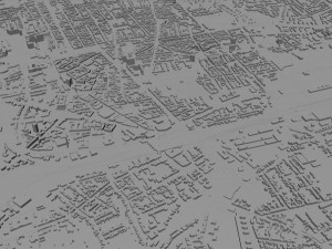 gelsenkirchen city germany 30km 3D 模型