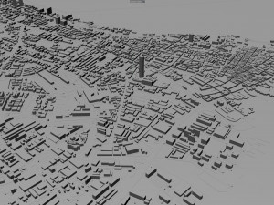 george town penang city island malaysia 30km Modelo 3D