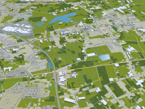 ghent gent city belgium 40km 3D Model
