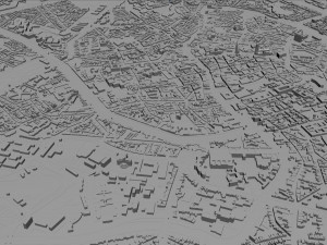 ghent gent city belgium 40km 3D Model