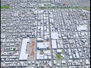 glendale city california 30km 3D Модель