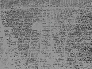 glendale city california 30km 3D Модель