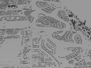 Gold coast tweed heads city australia 80km 3D Model