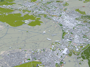 granada city spain 20km Modelo 3D