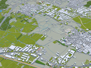 granada city spain 20km Modelo 3D