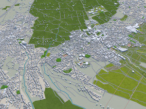 granada city spain 20km Modelo 3D