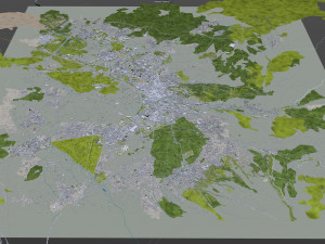 granada city spain 20km Modelo 3D