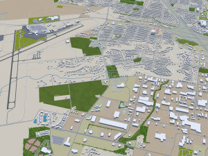green bay city wisconsin usa 40km 3D Модель