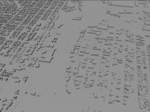 green bay city wisconsin usa 40km 3D Model