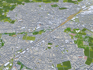 gutersloh city germany 30km Modello 3D