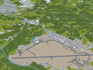 gutersloh city germany 30km Modello 3D