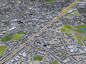 gutersloh city germany 30km Modello 3D