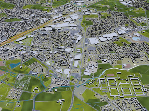 gutersloh city germany 30km Modello 3D