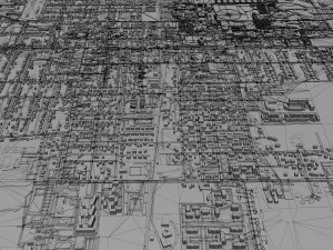Bowling green ohio usa 20km 3D Model