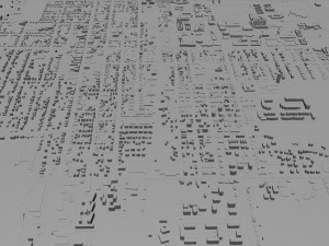 Bowling green ohio usa 20km 3D Model