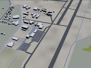 Hamilton city new zealand 30km 3Dモデル