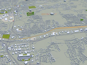 Harrisburg pennsylvania 40km Model 3D