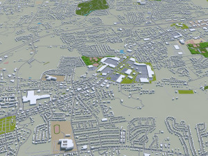 Harrisburg pennsylvania 40km Model 3D