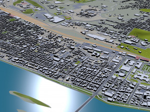 Harrisburg pennsylvania 40km Model 3D