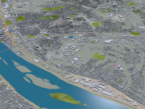 Harrisburg pennsylvania 40km Model 3D