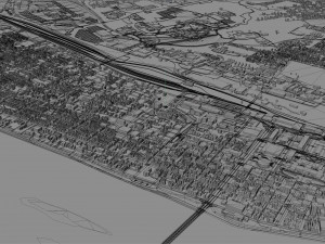 Harrisburg pennsylvania 40km Model 3D