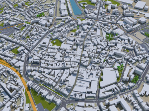 Hasselt city belgium 30km Modèle 3D