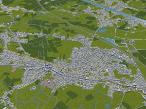 Hasselt city belgium 30km Modèle 3D