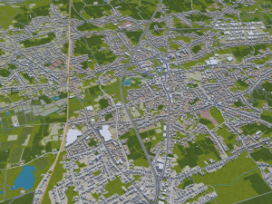 Hasselt city belgium 30km Modèle 3D