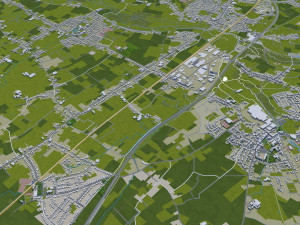 Hasselt city belgium 30km Modèle 3D