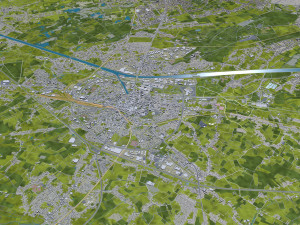 Hasselt city belgium 30km Modèle 3D