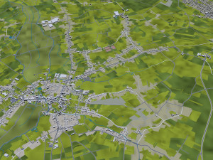 Hasselt city belgium 30km Modèle 3D