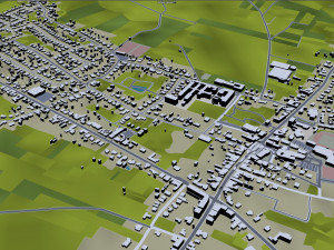 Hasselt city belgium 30km Modèle 3D