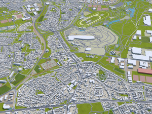Heerlen city netherlands 40km Modello 3D