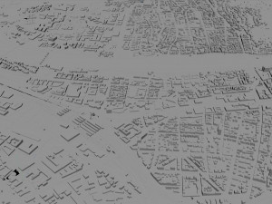 Heidelberg city germany 30km 3D Model