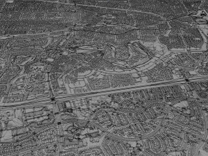 Henderson city nevada 50km 3D Model