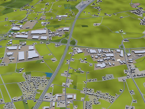 Herford city germany 30km 3D-Modell