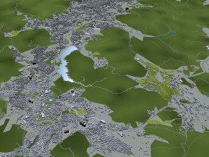 Hiroshima city japan 70km Modelo 3D