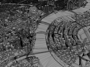 Ho chi minh city vietnam 100km 3D Model