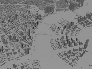 Ho chi minh city vietnam 100km 3D Model