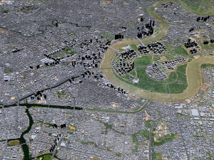 Ho chi minh city vietnam 100km 3D 모델