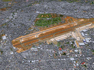 Ho chi minh city vietnam 100km 3D Model
