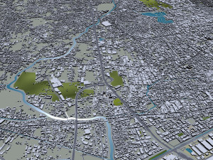 Ho chi minh city vietnam 100km 3D 모델