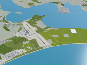 Hobart tasmania city australia 60km Modèle 3D