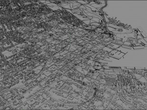 Hobart tasmania city australia 60km Modèle 3D